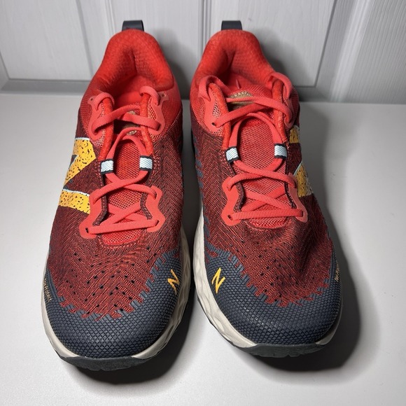 New Balance Fresh Foam Hierro v6 trail running-Orange/ Red 12.5 Men's - Picture 6 of 10